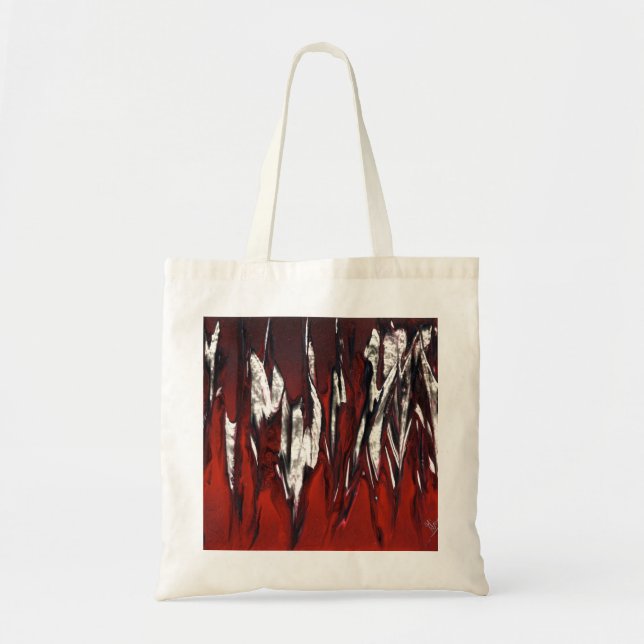 Raging Red Flames Tygkasse (Framsidan)