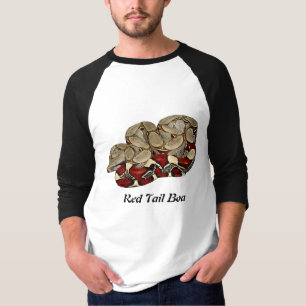Raglan för sleeve för röd svanBoa grundläggand T-shirt