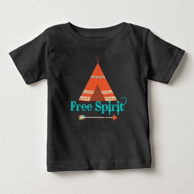 Raglan Tee Pee Free Spirit Tee (Framsida)