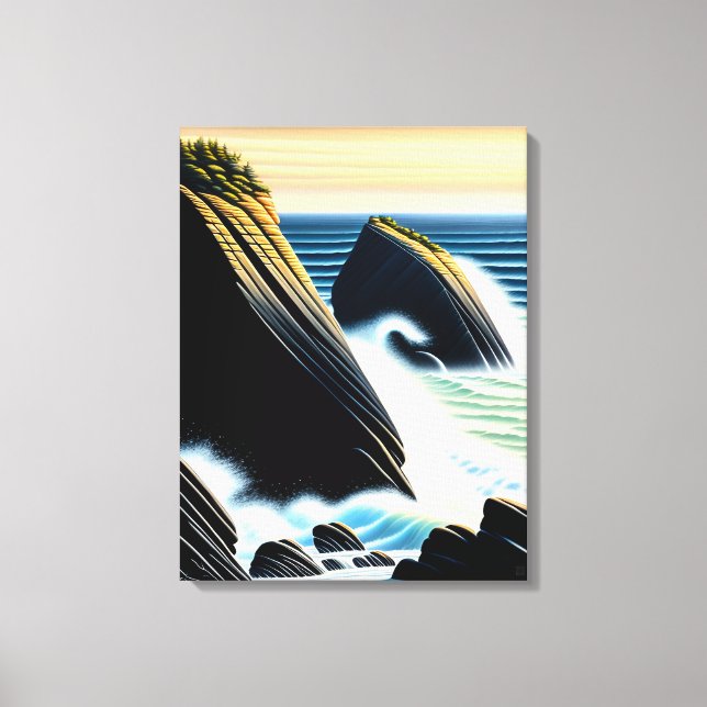 Raglan - Utskrift av arbetsytekonst Canvastryck (Framsida)