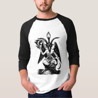 Raglanutslagsplats för SNZ Baphomet Tee Shirt