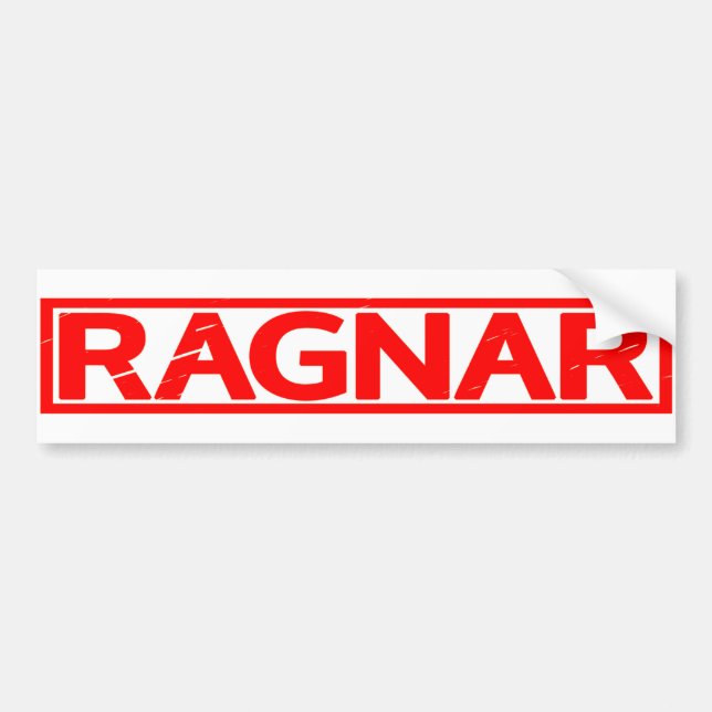 Ragnar Frimärke Bildekal (Framsidan)