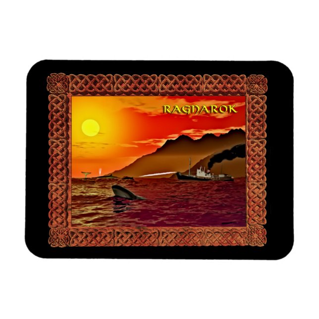 Ragnarok för valar magnet (Horisontell)