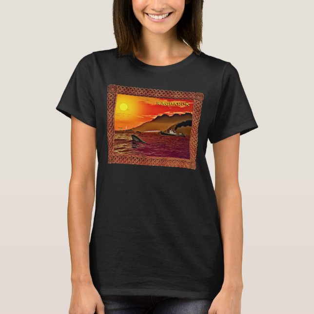Ragnarok för valar tee (Framsida)