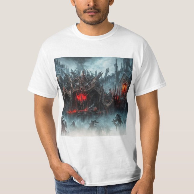 Ragnarok: "The Dawn of the Artificial Titans" T Shirt (Framsida)