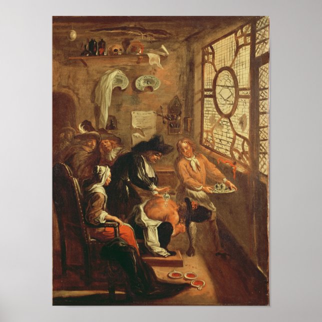 Ragotin som behandlats med ett hundglas poster (Framsidan)