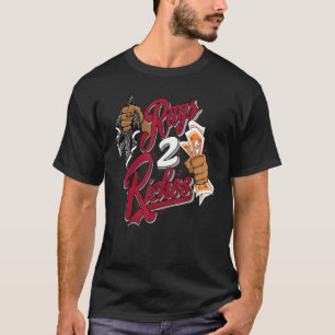 Rags 2 Riker Retro Cardinal Red 3s Matching T Shirt