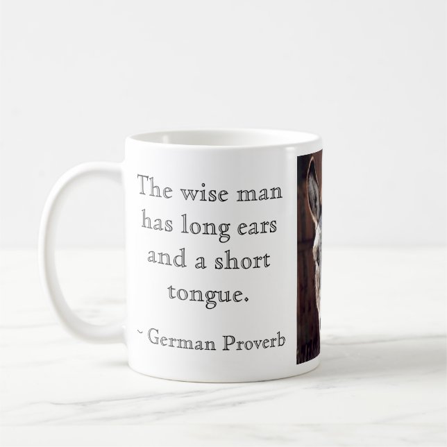 Rags åsnan kaffemugg (Vänster)