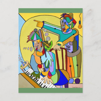 "Ragtime Scene" av Ruchell Alexander Vykort