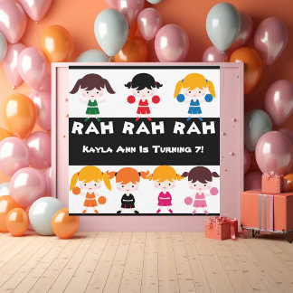Rah Rah Rah Cheerlead Birthday-inbjudan Inbjudningar