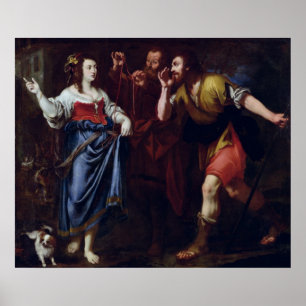Rahab och emissariesna av Joshua Poster