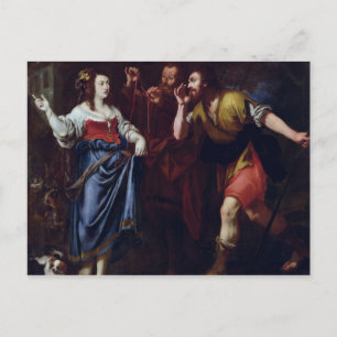 Rahab och emissariesna av Joshua Vykort
