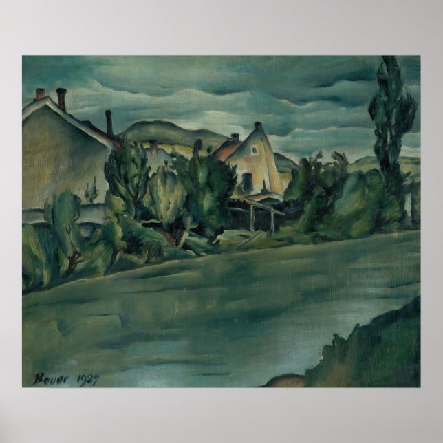 Řahanov linjer (1927) Konstantin Bauer Poster (Framsidan)