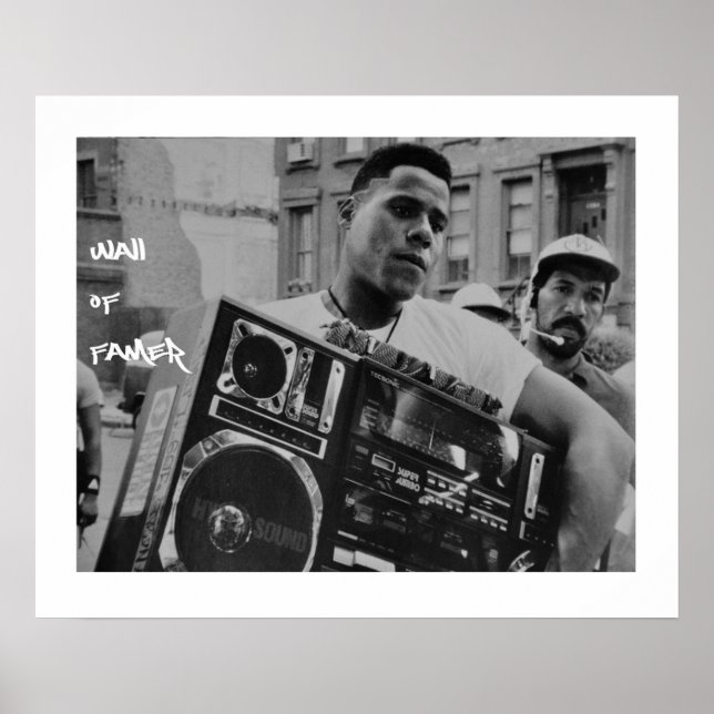 Raheem + hans radio 4eva poster (Framsidan)