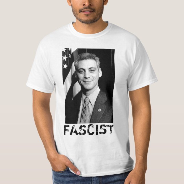Rahm Emanuel FASCISTT-tröja Tee (Framsida)