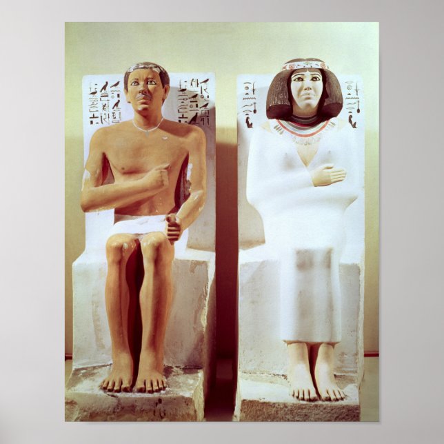 Rahotep och hans fru, Nofret Poster (Framsidan)