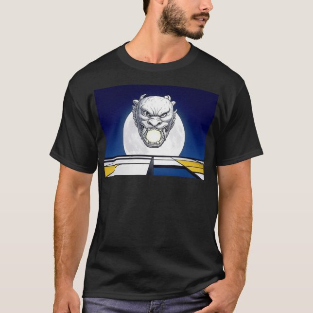 Rahu i Abstrakt World T Shirt (Framsida)