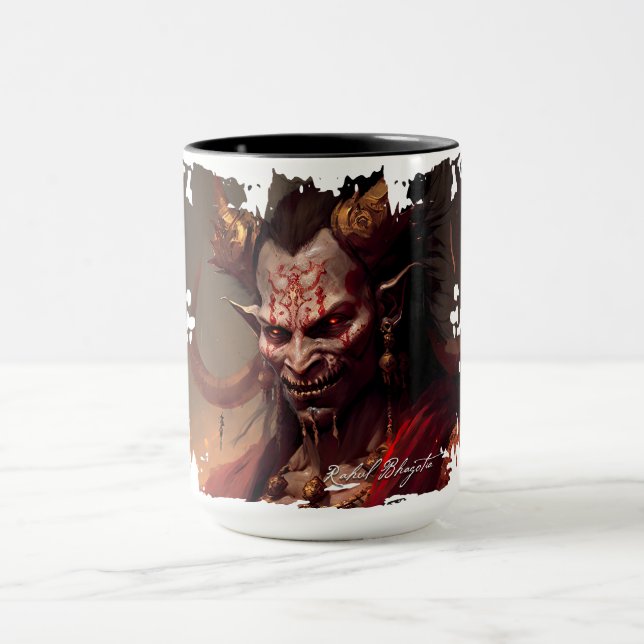 Rahul Bhagotia (Indian) - Demon Drinkware Mugg (Center)