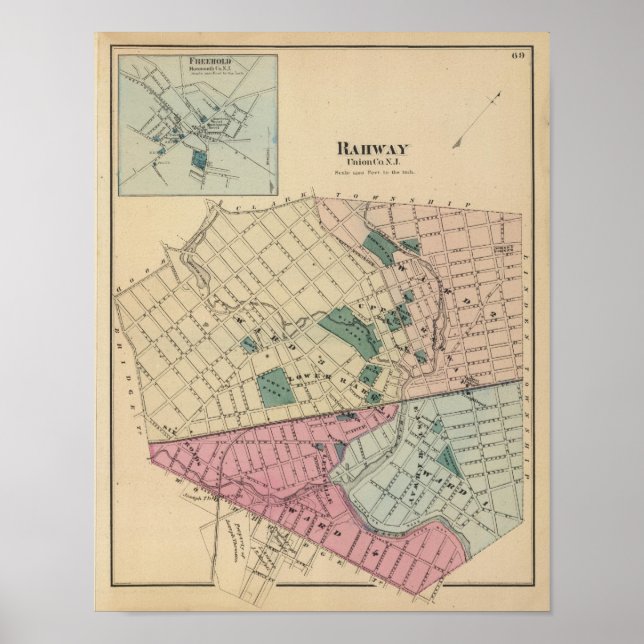 Rahway, NJ Poster (Framsidan)
