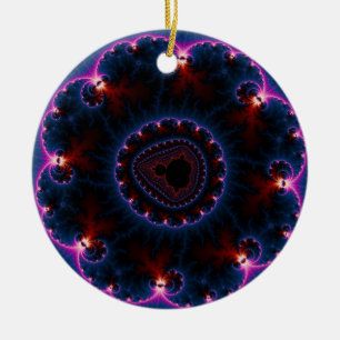 Rai - Fractal Art Julgransprydnad Keramik