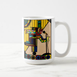 "Raid I Blues" av Ruchell Alexander Kaffemugg