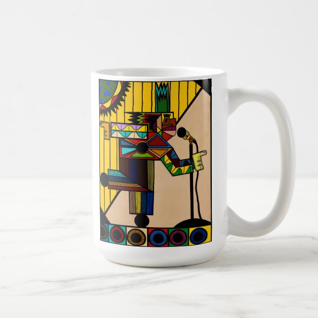 "Raid I Blues" av Ruchell Alexander Kaffemugg (Höger)