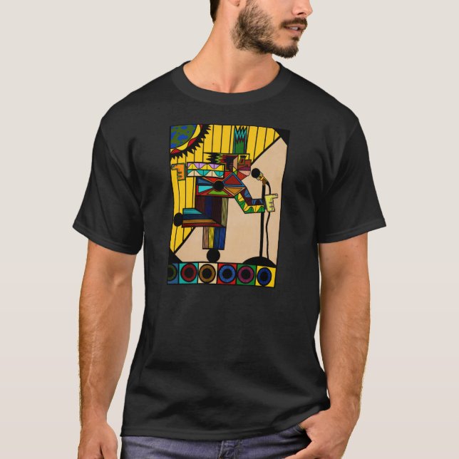 "Raid I Blues" av Ruchell Alexander Tee (Framsida)