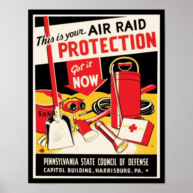 Raid Protection luft Poster (Framsidan)