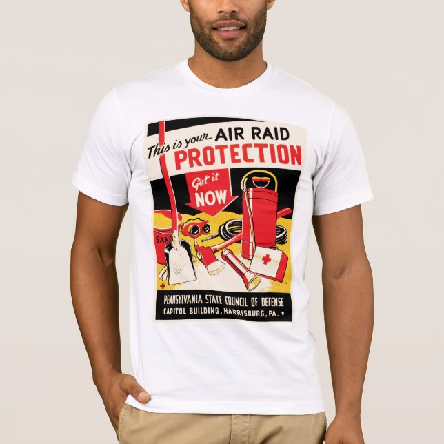 Raid Protection luft T-shirt (Framsida)