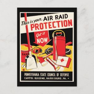 Raid Protection luft Vykort