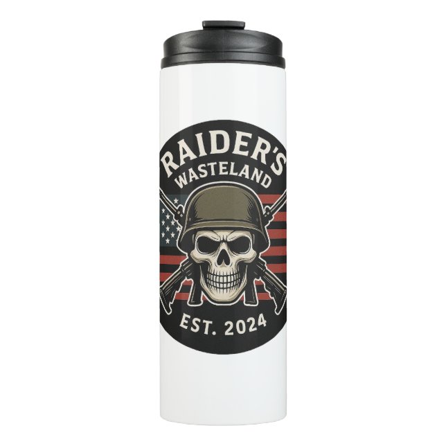 Raider’s Wasteland Official Logo Travel Mug (Framsida)