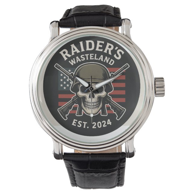 Raider’s Wasteland Official Logo Wristwatch Armbandsur (Framsida)