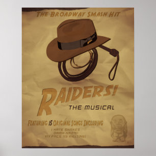 Raiders! Musical Poster