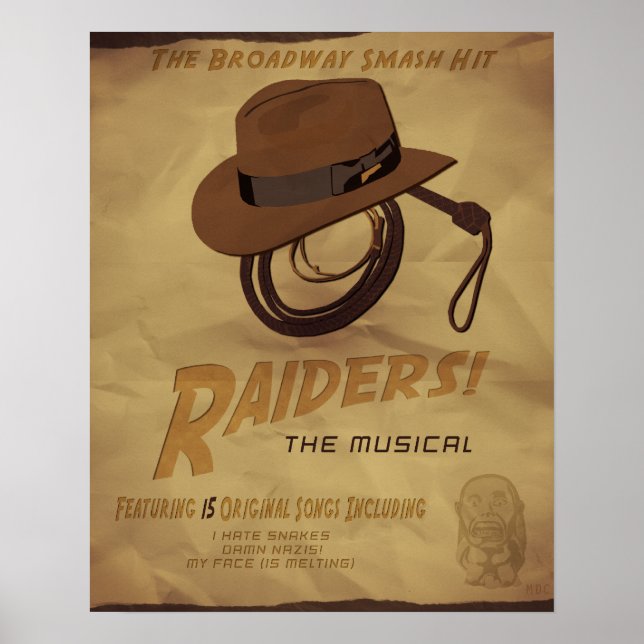Raiders! Musical Poster (Framsidan)