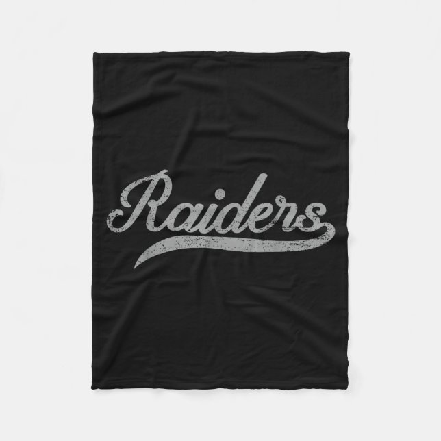 Raiders Name Usa Flag Gift Men Women Boy Girl  Fleecefilt (Framsidan)