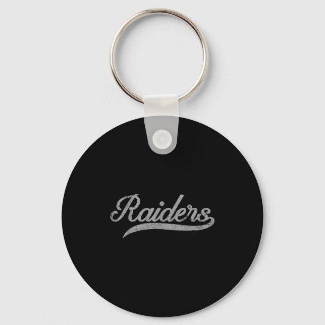 Raiders Name Usa Flag Gift Men Women Boy Girl  Nyckelring (Framsida)