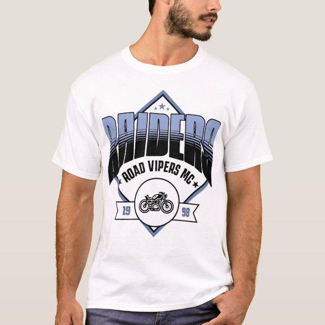 Raiders Road Vipers MC T Shirt (Framsida)