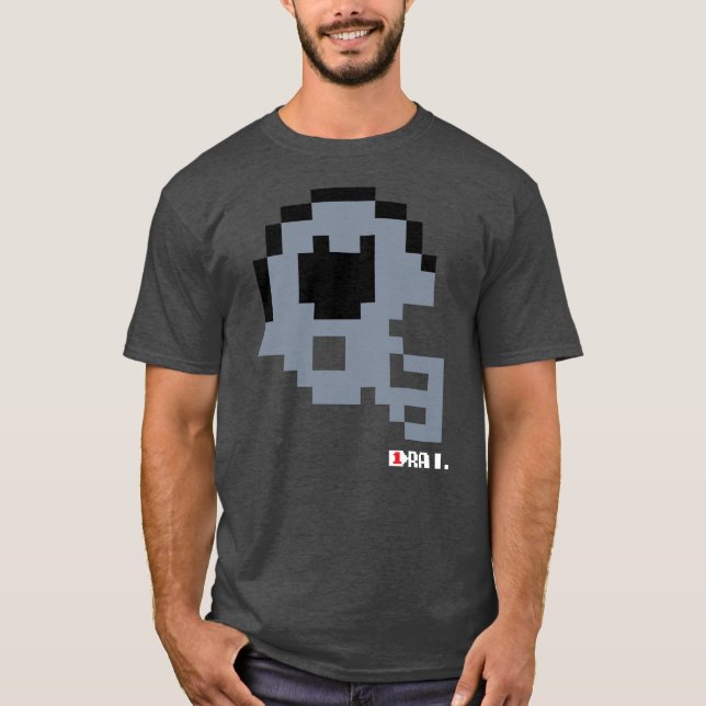 Raiders Tecmo Bowl Helmet T-Shirt (Framsida)