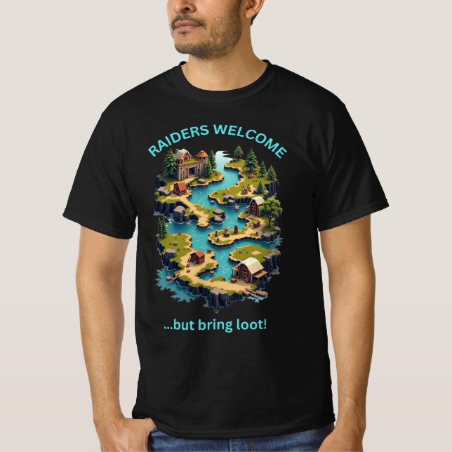 RAIDERS VÄLKOMNAR MEN LÅT T SHIRT (Framsida)