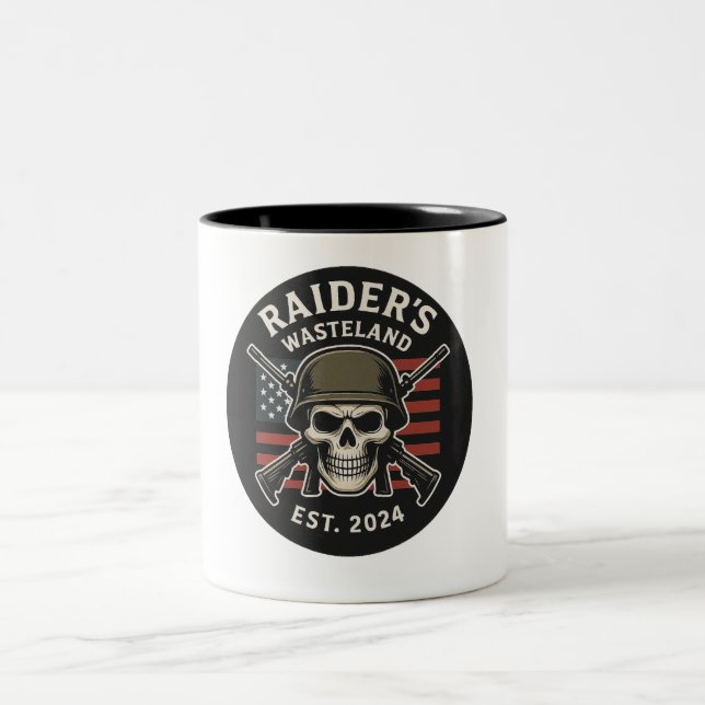 Raider's Wasteland Official Coffee Mug Två-Tonad Mugg (Center)