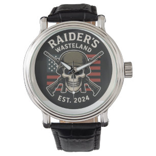 Raider's Wasteland Officiella Logo Armhalsklocka Armbandsur