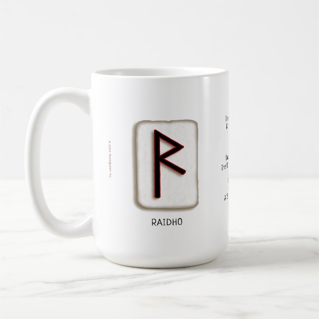 Raidho RuneStone 15 oz. Mugg (Vänster)