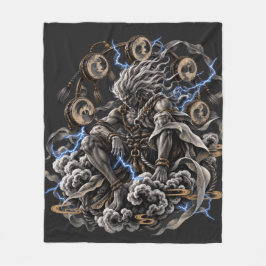 Raijin Bleu Fleecefilt