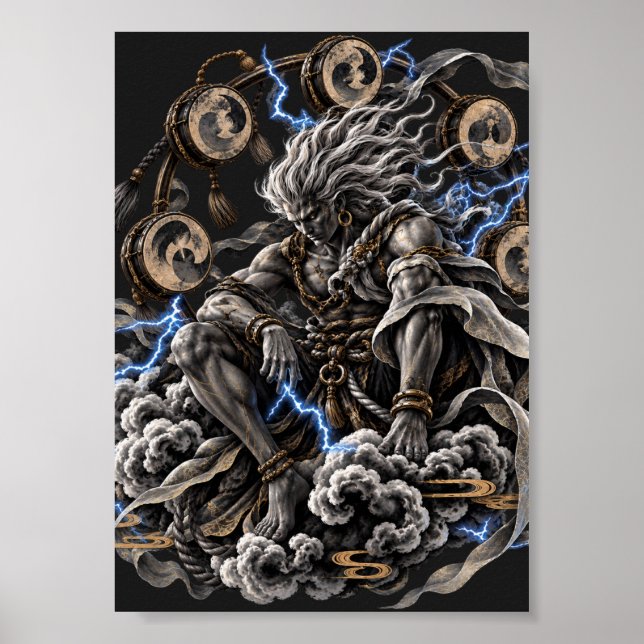 Raijin Bleu Poster (Framsidan)