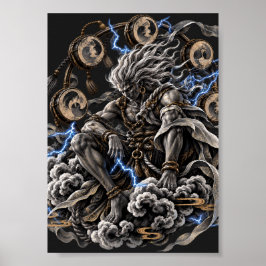 Raijin Bleu Poster
