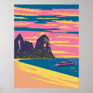 Railay Beach i Thailand Poster
