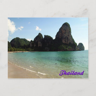 Railay Beach, Krabi, Thailand vykort
