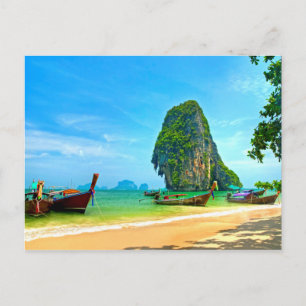 Railay Beach Thailand Vykort