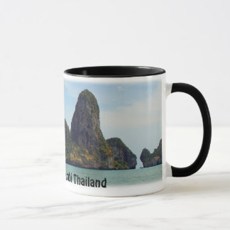 Railay strandKrabi Thailand mugg