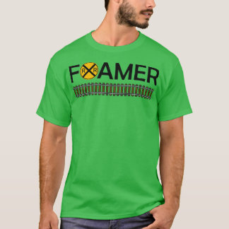 Railfan Tåg Watching Foamer T Shirt